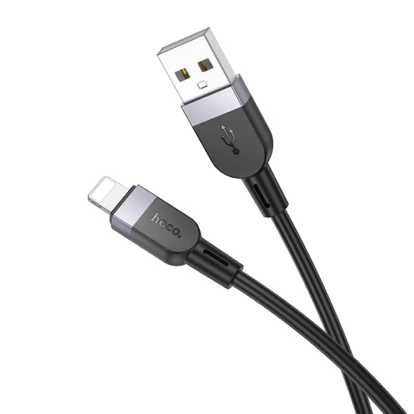 Кабель  Hoco X109 silicone charging data cable iP (L=2M) [Black]